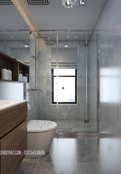  Mẫu phòng tắm kính cường lực 180 độ